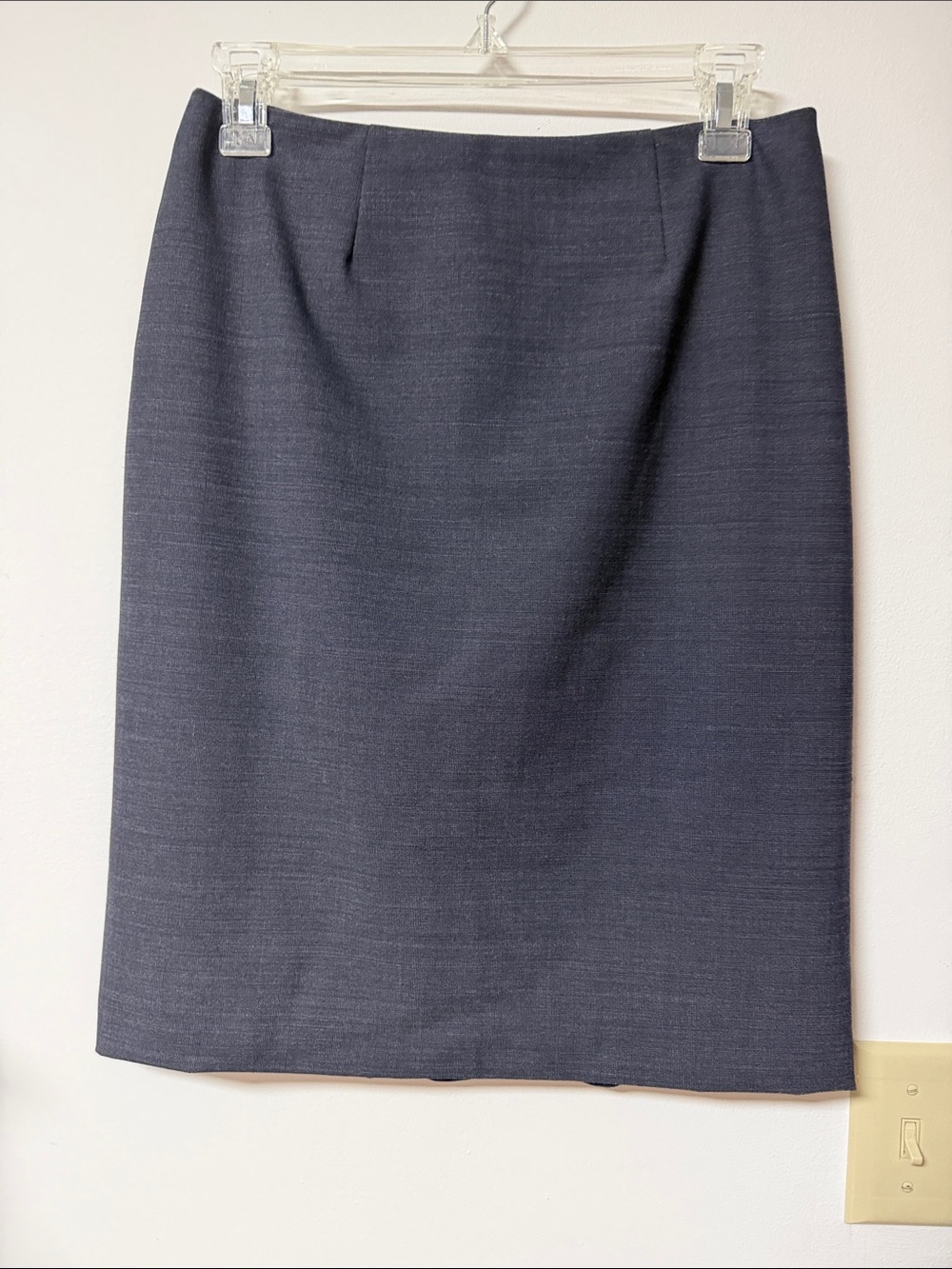 Alex Marie Dark Navy Pencil Skirt